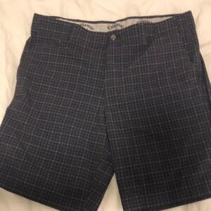 Callaway Men’s Navy Plaid Golf Shorts
